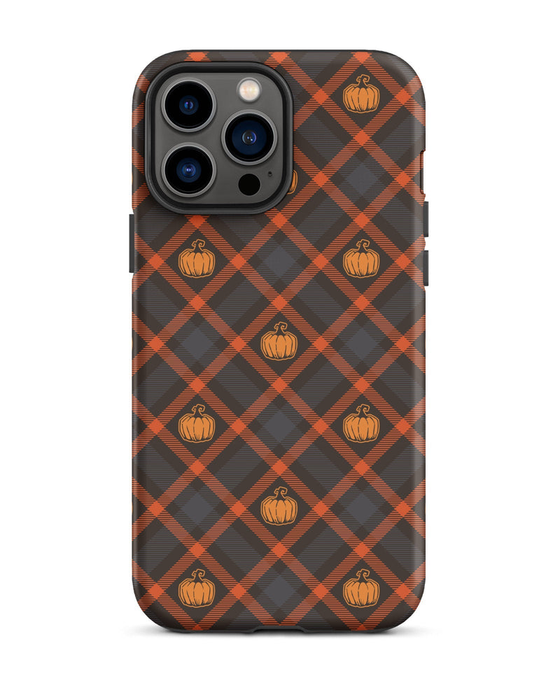 Pumpkin Plaid Cabin Case for iPhone®