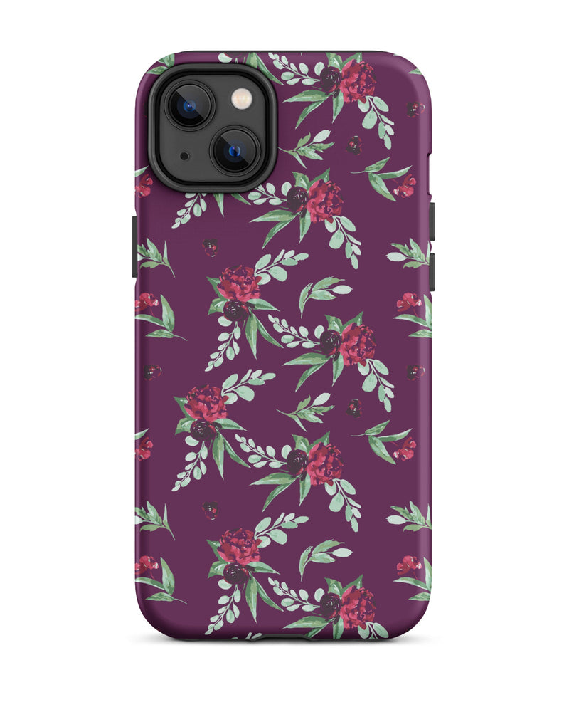 Cranberry Floral Cabin Case for iPhone®