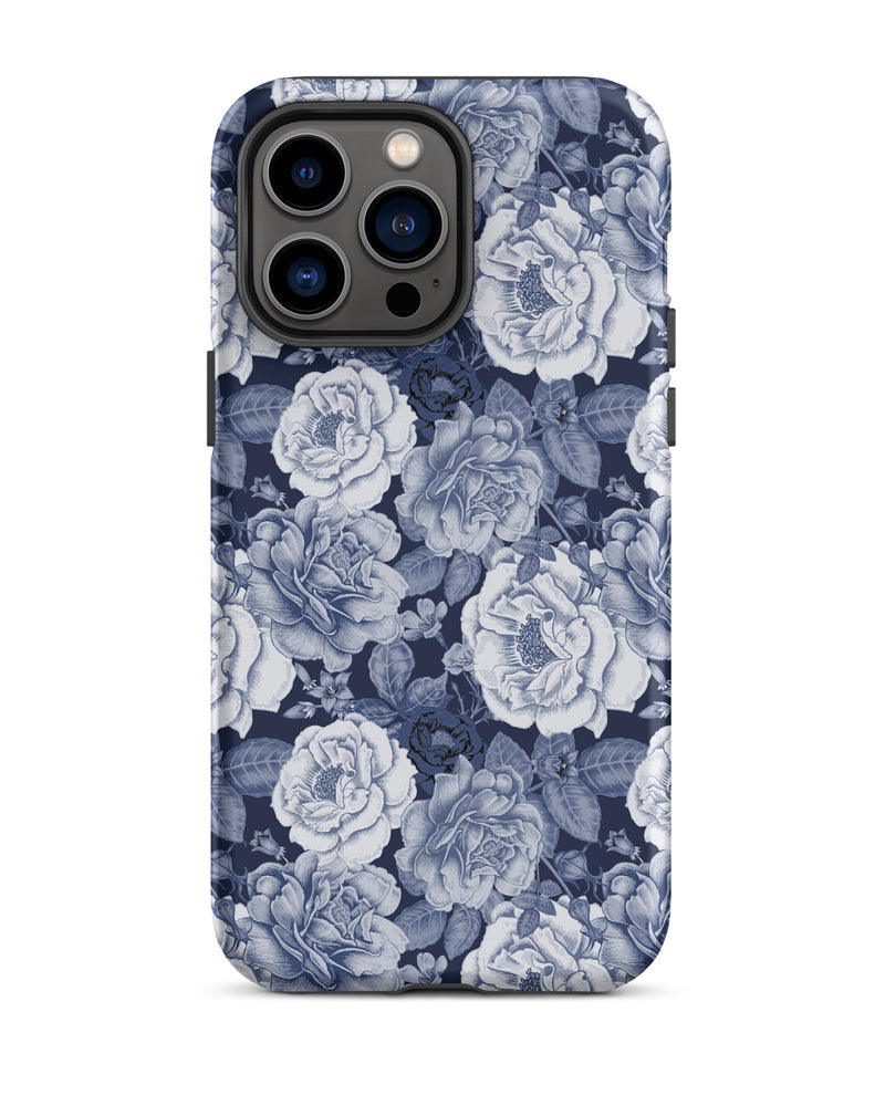 Denim Floral Cabin Case for iPhone®