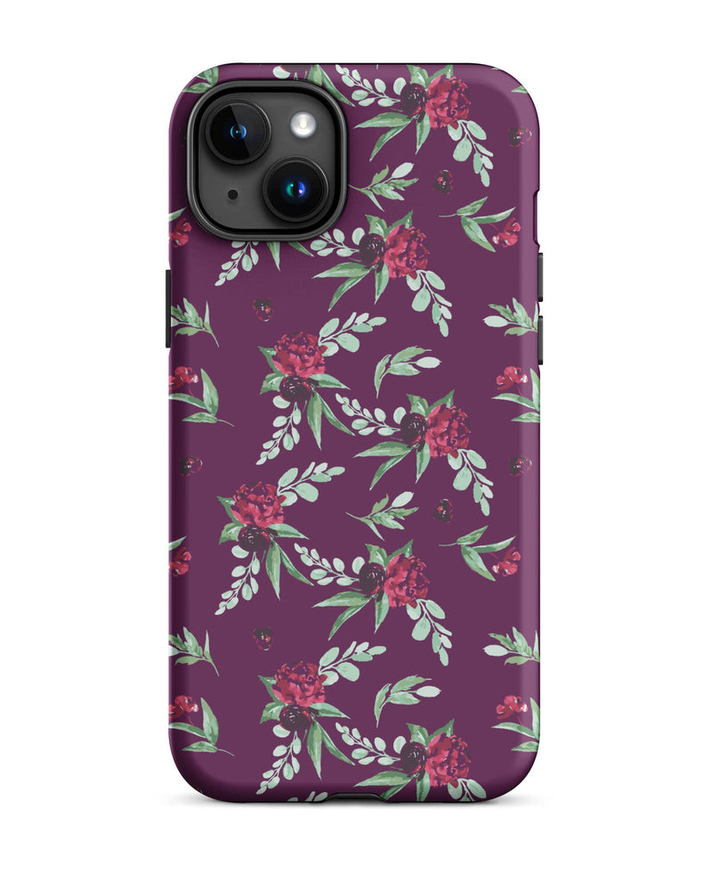 Cranberry Floral Cabin Case for iPhone®