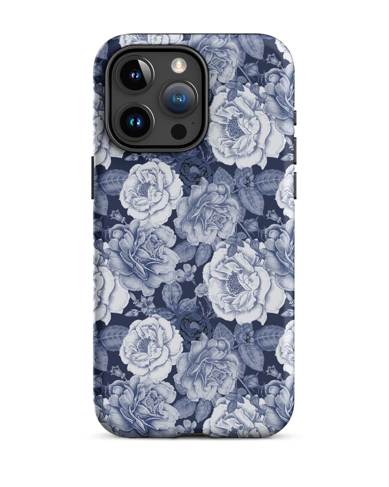 Denim Floral Cabin Case for iPhone®