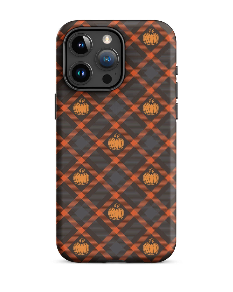 Pumpkin Plaid Cabin Case for iPhone®