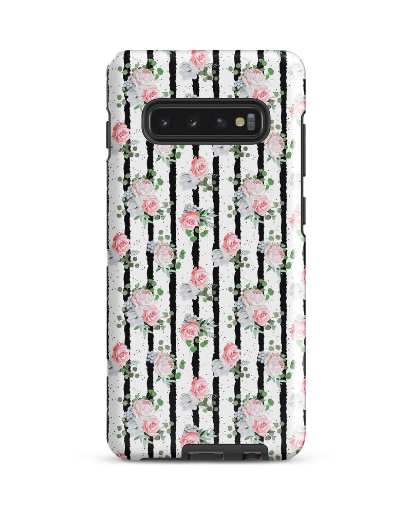 Black White and Blooms Cabin Case for Samsung®