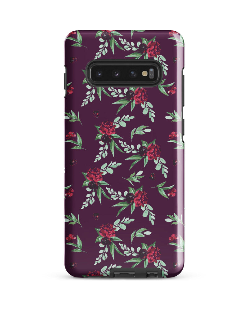 Cranberry Floral Cabin Case for Samsung®