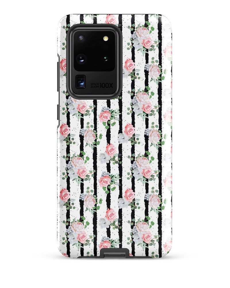 Black White and Blooms Cabin Case for Samsung®