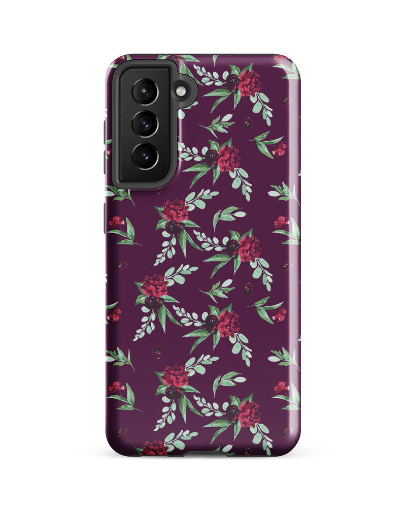 Cranberry Floral Cabin Case for Samsung®