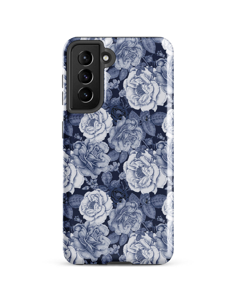 Denim Floral Cabin Case for Samsung®