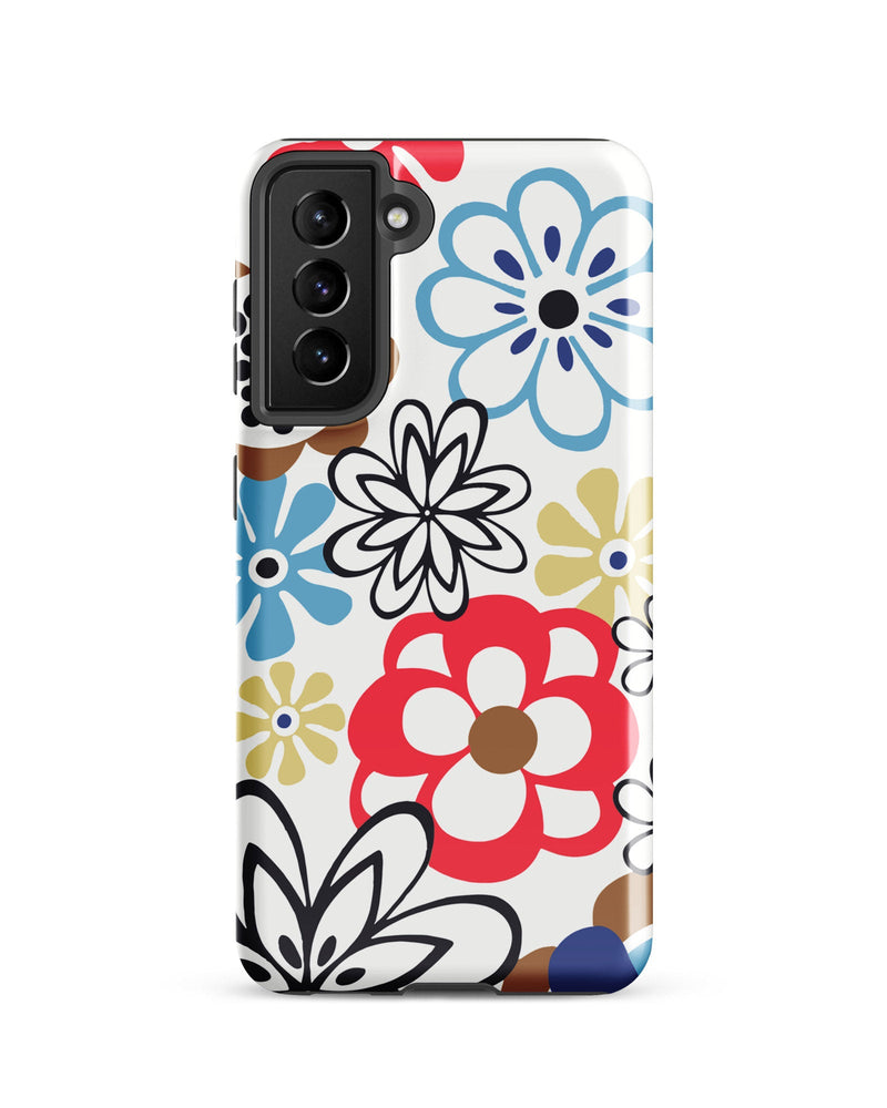 Abstract Floral Cabin Case for Samsung®