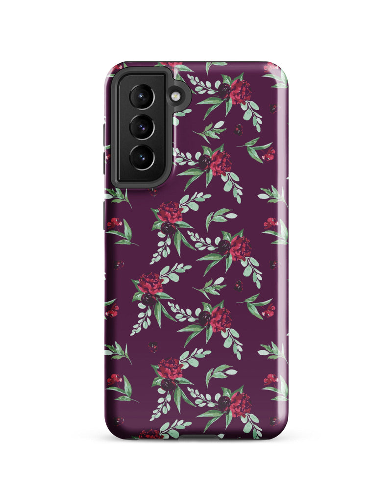 Cranberry Floral Cabin Case for Samsung®