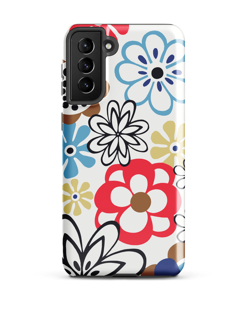 Abstract Floral Cabin Case for Samsung®