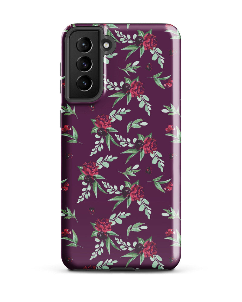 Cranberry Floral Cabin Case for Samsung®