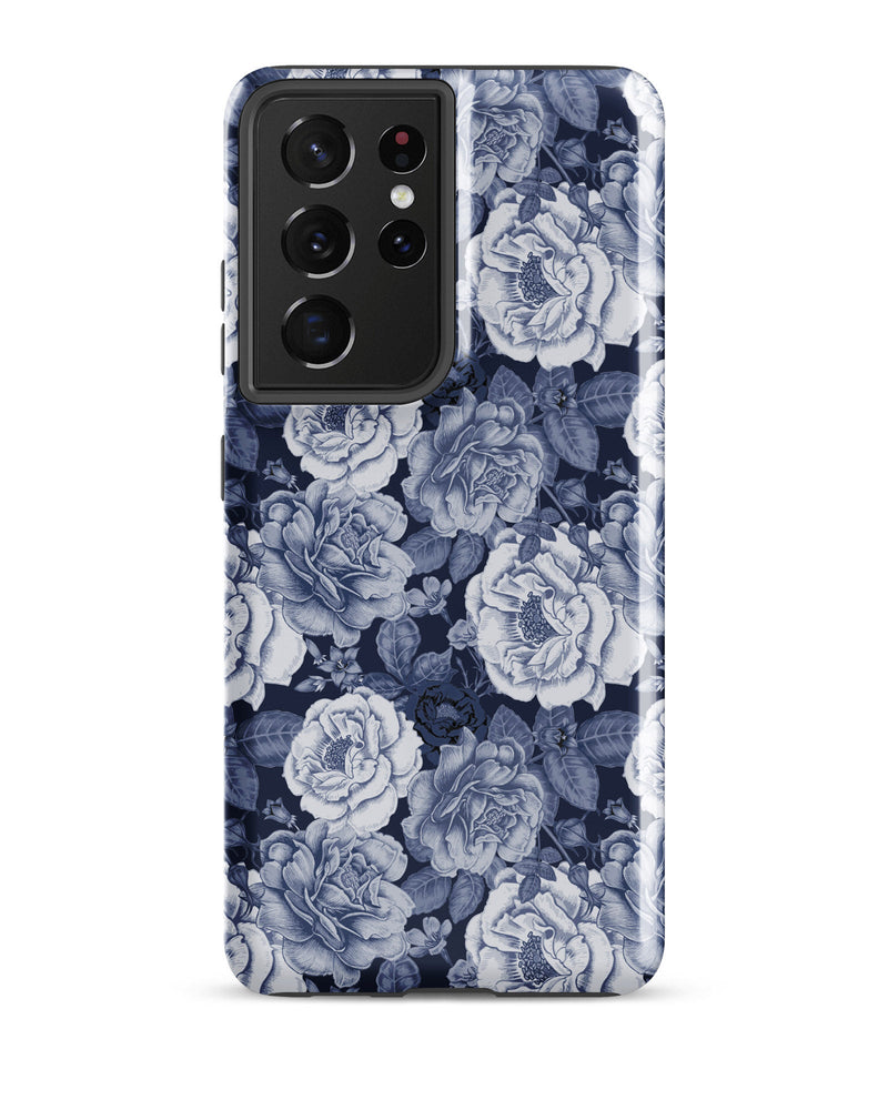 Denim Floral Cabin Case for Samsung®