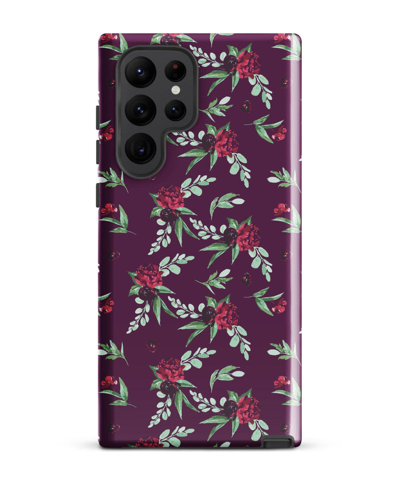 Cranberry Floral Cabin Case for Samsung®