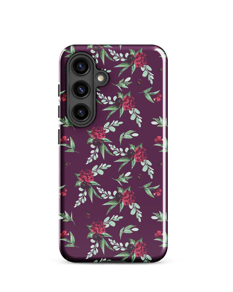 Cranberry Floral Cabin Case for Samsung®