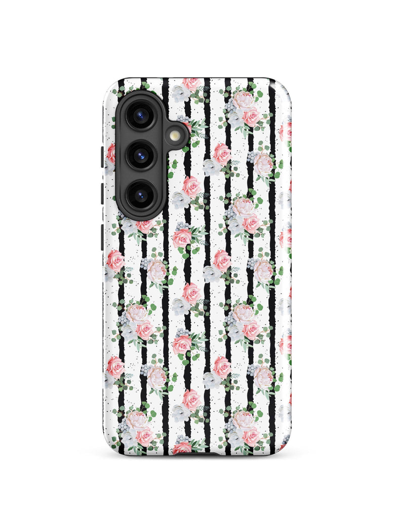 Black White and Blooms Cabin Case for Samsung®