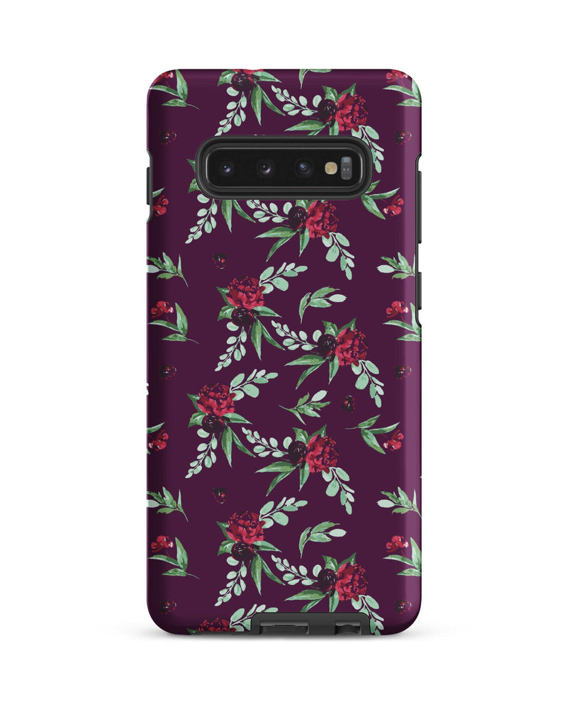 Cranberry Floral Cabin Case for Samsung®