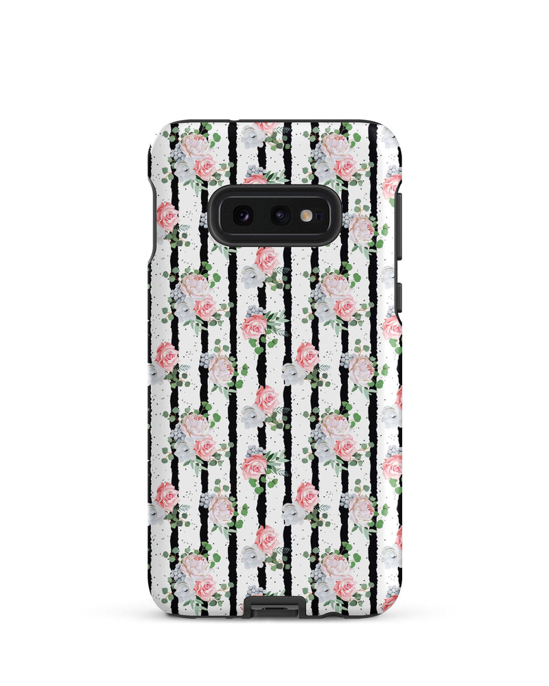 Black White and Blooms Cabin Case for Samsung®