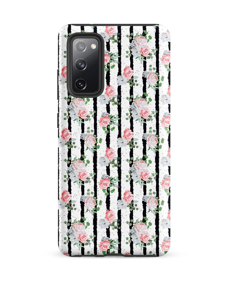 Black White and Blooms Cabin Case for Samsung®