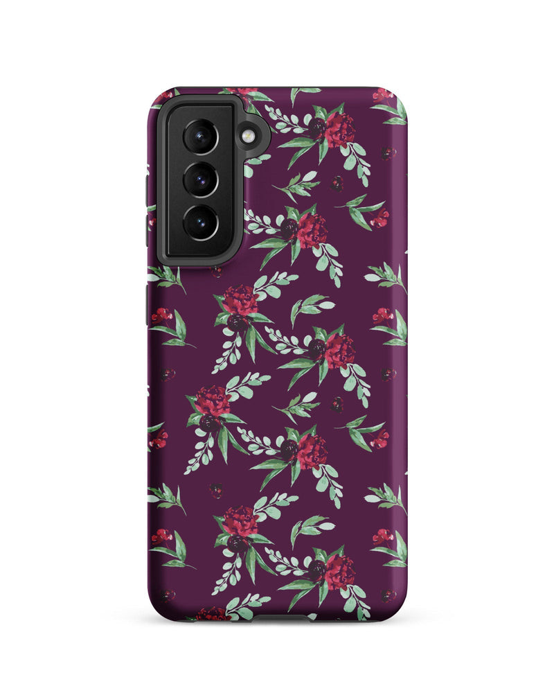 Cranberry Floral Cabin Case for Samsung®