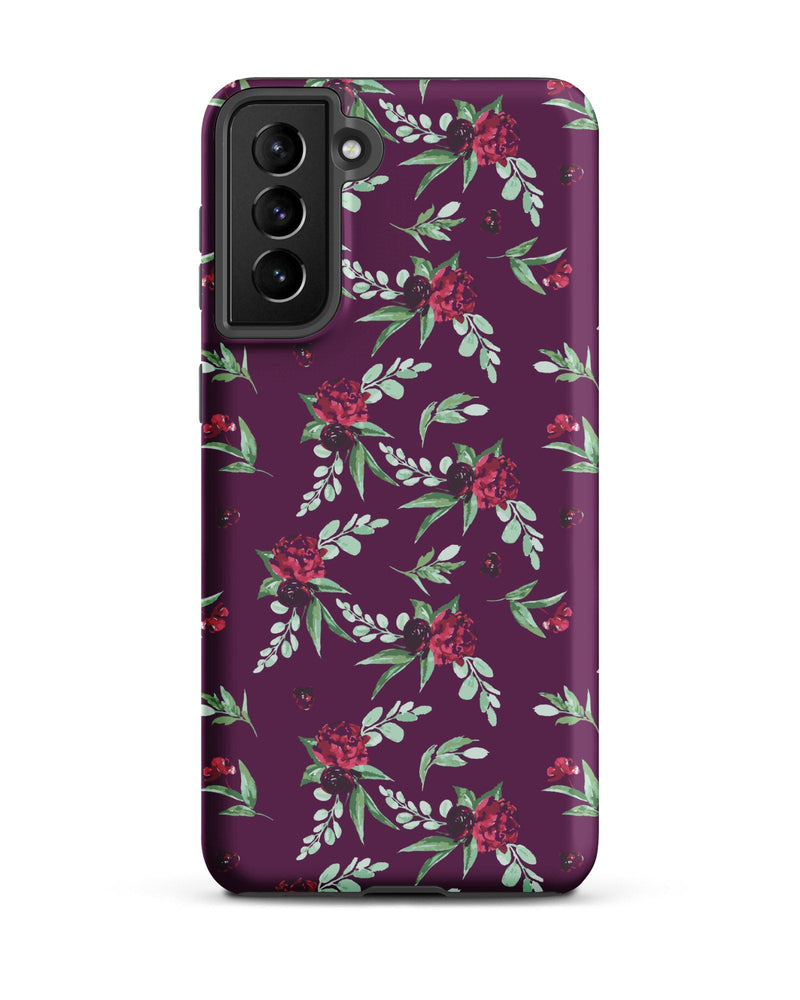 Cranberry Floral Cabin Case for Samsung®