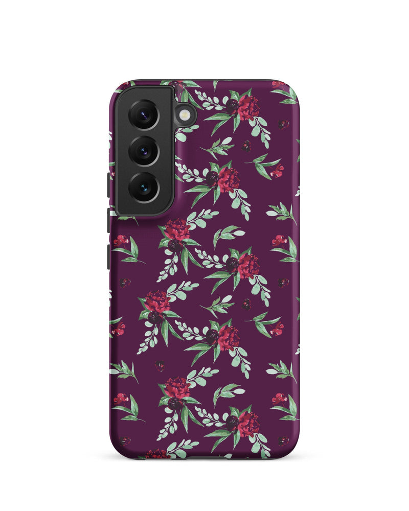 Cranberry Floral Cabin Case for Samsung®