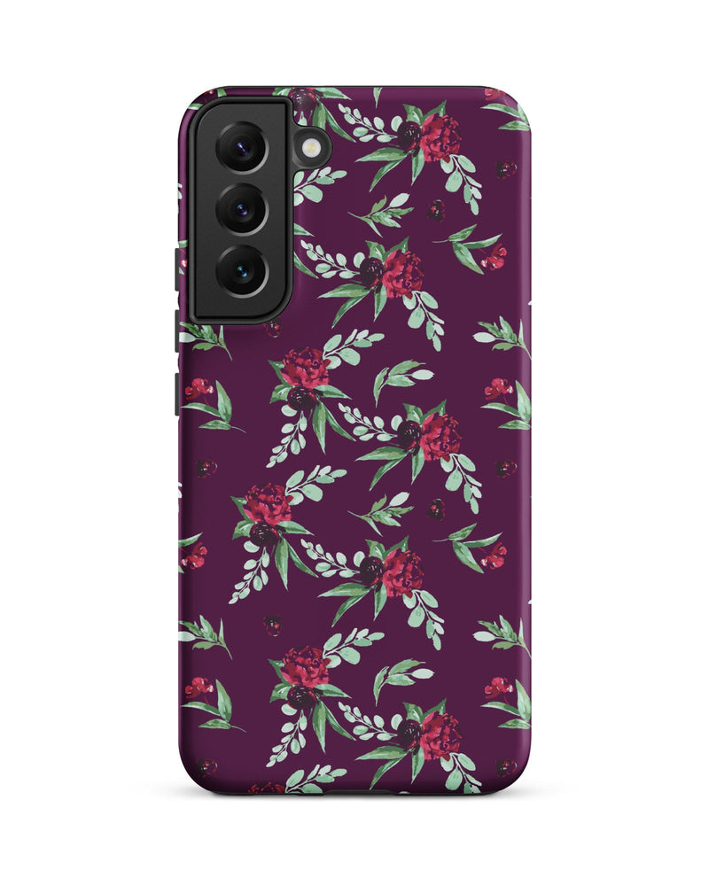 Cranberry Floral Cabin Case for Samsung®