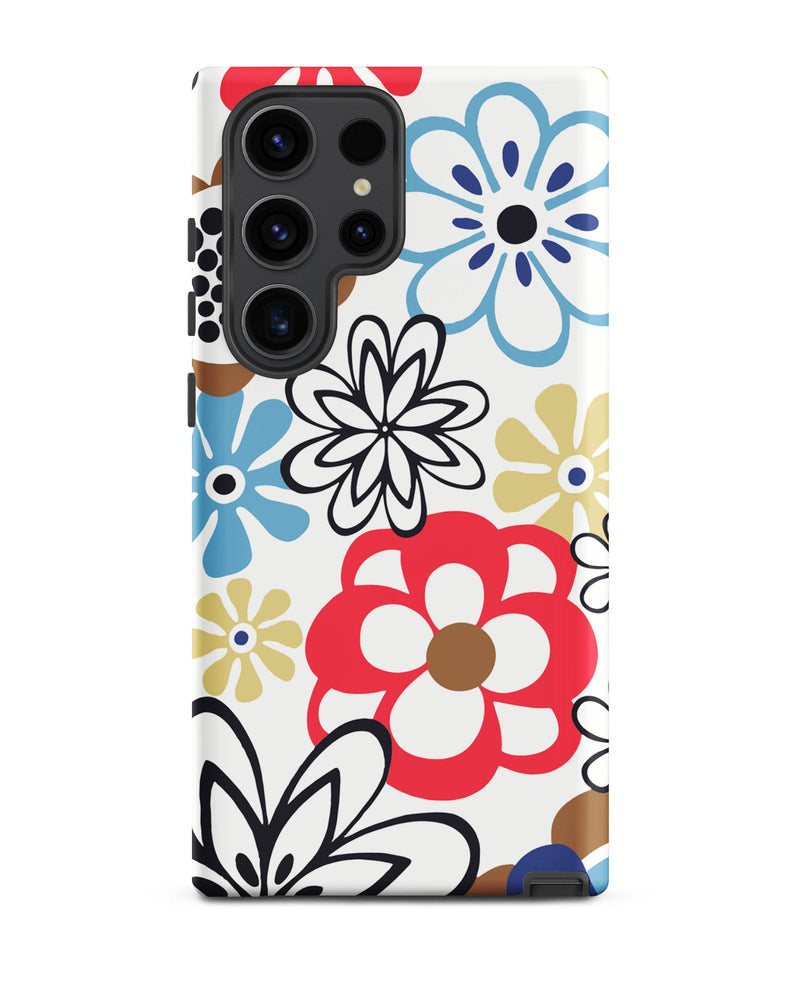 Abstract Floral Cabin Case for Samsung®