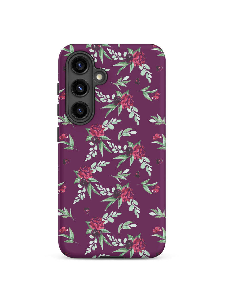 Cranberry Floral Cabin Case for Samsung®