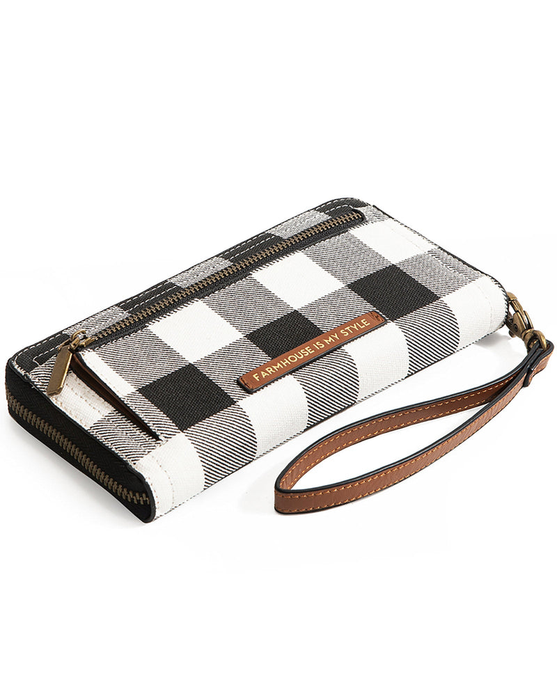 Charcoal Crossbody White Check Bundle